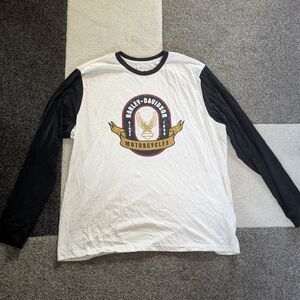 Black And White Harley-Davidson Shirt